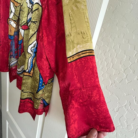 Chico's Design bright colored blouse - Picture 5 of 9